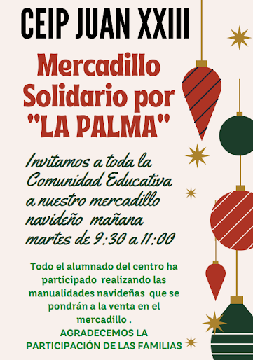 «MERCADILLO SOLIDARIO»