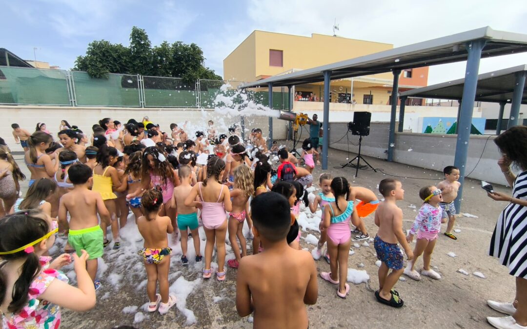Fiesta de la espuma.