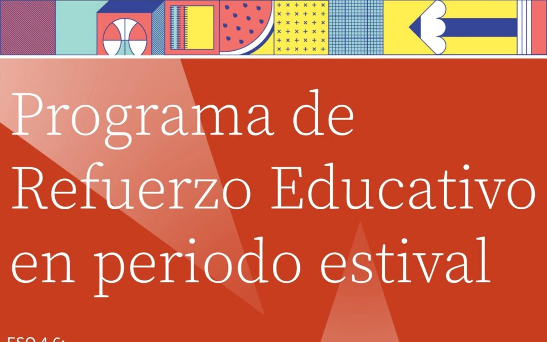 Programa de Refuerzo Educativo en Periodo Estival